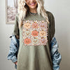 Flower Pumpkin Comfort Colors Tee