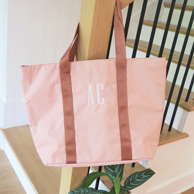 Embroidered Canvas Tote Bag