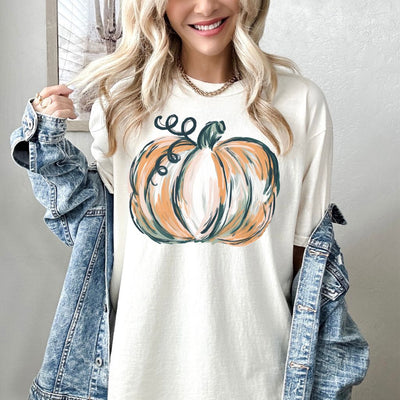 Pumpkin Comfort Colors Tee