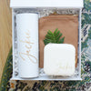 A Bridesmaid Proposal Box Set featuring a white box with a magnetic lid, perfect for presenting gifts to bridesmaids.