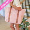Embroidered Canvas Tote Bag