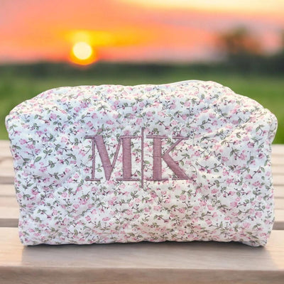 Custom Quilted Makeup Bag