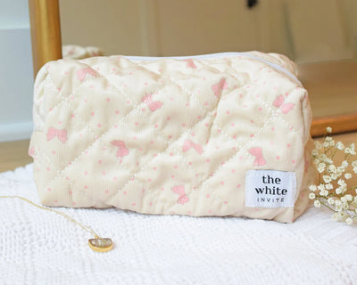 Custom Quilted Makeup Bag