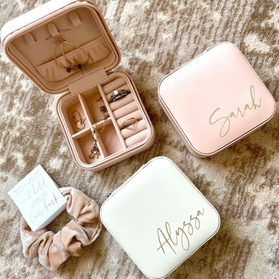 Personalized Jewelry Box -Unique Bridesmaid Gift-Sweet Heart